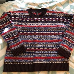 JCREW FAIR ISLE CREWNECK SWEATER